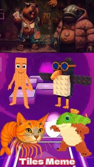 LVL№164 КАКОЙ ИЗ ИТАЛЬЯНСКИХ БРЕЙНРОТ МЕМОВ КРУЧЕ? Coffin Dance БРЕЙНРОТЫ | Tiles Hop