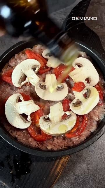 Пицца на курином фарше 🍕 смотреть онлайн