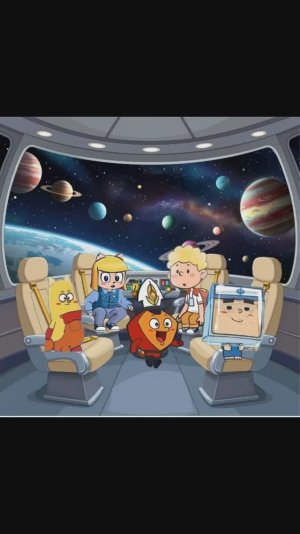 Эпизод-4- (1часть) ▌Мультсериал "Приключения капитана Ромбика..звездолета"Шарик" ▌Затерянный остров