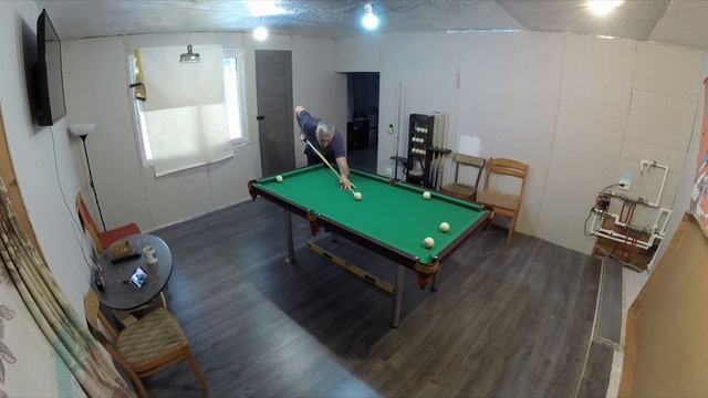 Бильярд Дома .Стол 6 Футов. Побеждаю Сам Себя.