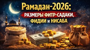 Рамадан-2026 размеры фитр-садаки, фидии и нисаба