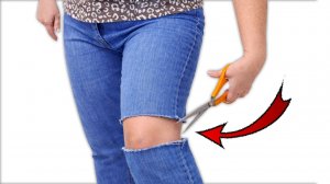 ЖАЛЕЮ, что РАНЬШЕ ТАК НЕ ДЕЛАЛА С ДЖИНСАМИ. Переделка за 5 мин