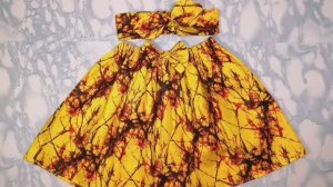 Шьем детскую юбочку на резинке