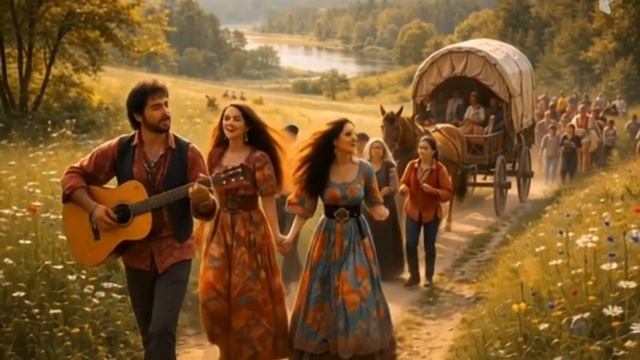 Шли весёлые цыгане