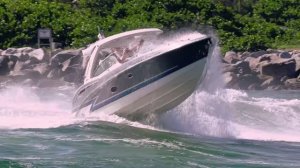 Катера, лодки, яхты. Подборка видео с неудачами при выходе в открытый океан.