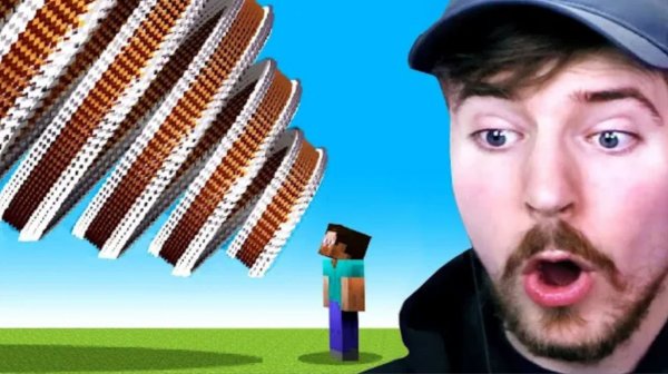 Mr.BEAST (МИСТЕР БИСТ) САМОЕ МОЩНОЕ ОРУЖИЕ В МАЙНКРАФТ СМОТРЕТЬ НОВОЕ ВИДЕО ПРО МАЙНКРАФТ 2026