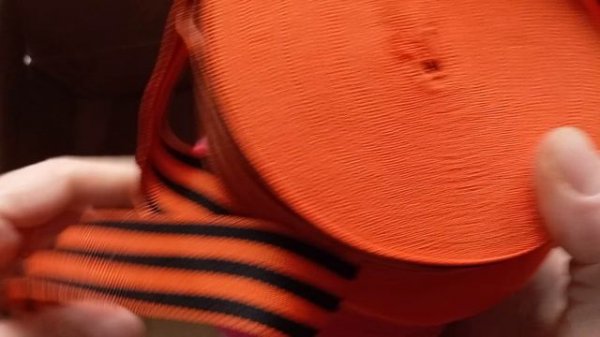 распаковка материалов для брошей на 9мая и для бантиков