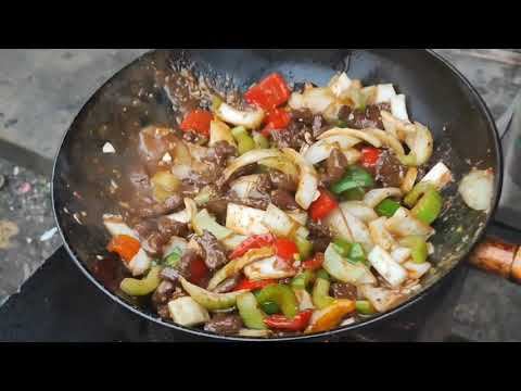 Горячий салат по уйгурски