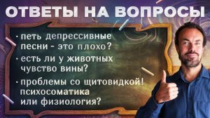 Ответы на вопросы подписчиков. Новый формат.