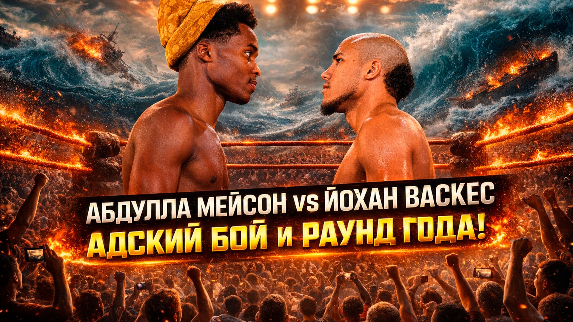 АДСКИЙ БОЙ и РАУНД ГОДА! Абдулла Мейсон - Йохан Васкес