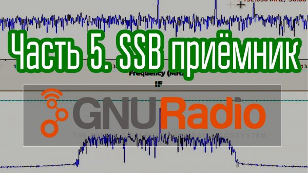 GNURadio - SDR конструктор. Часть 5. Простейший SSB SDR приёмник. Элементы GUI. Азы ЦОС.