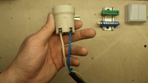 подключить патрон для лампочки моножилой. Подключение патрона для лампочки многожильным кабелем