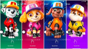 Мультики для Детей Щенячий Патруль Tiles Hop - МАРШАЛЛ, СКАЙ, ЗУМА, КРЕПЫШ