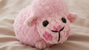 вяжем  ножки овечке. видео к платному мк