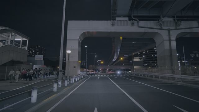 Tokyo Night Drive; From Roppongi to Toyosu ⁄ 8K 60fps HDR ⁄ Car Sound Only (2160p_60fps_AV1-128kbit_