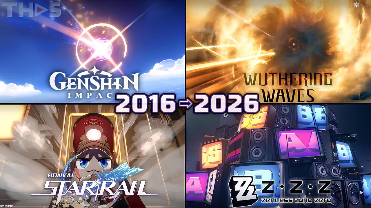 Gacha Animations Evolution - From Honkai 3rd To ZZZ