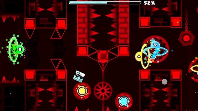 обзор на уровни в Geometry Dash