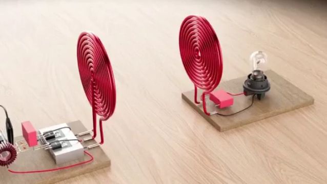 Простой способ беспроводной передачи энергии