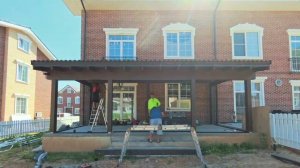 Наш рабочий день в 14 секундах — и остекление веранды финской системой LUXSIST готово!