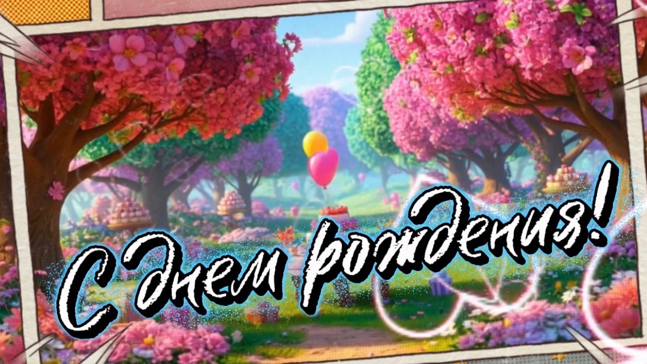 С днем рождения! Пусть счастье и радость везде тебя ждет! Видеопоздравление и зажигательная песня