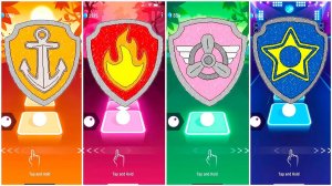 Мультики для Детей Щенячий Патруль Tiles Hop - ЗУМА, МАРШАЛЛ, СКАЙ, ГОНЩИК