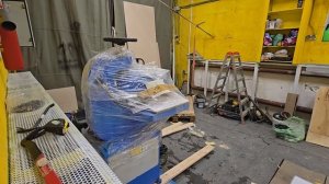 Пресс Гидравлический FMT 120 разгрузка, запуск