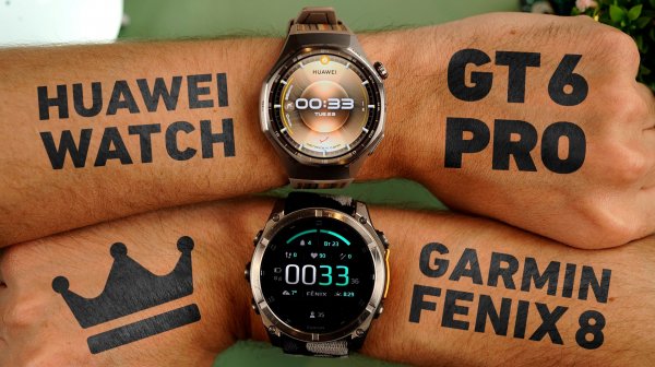 Huawei Watch GT 6 Pro vs Garmin Fenix 8: Обзор и сравнение умных часов!