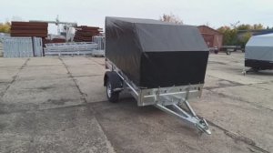 Прицеп «Комсомолец» с тентом.