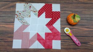 Невероятно быстрая «Звезда» в технике пэчворк! Как собрать эффектный узор, потратив минимум времени