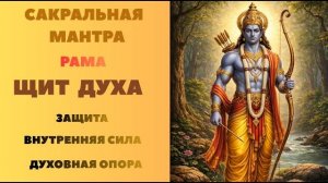 Сакральная Мантра РАМА. ЩИТ ДУХА. Защита Внутренняя Сила. Духовная опора.