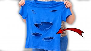 🔥💡 Что можно сделать из старой футболки за 5 минут — ГЕНИАЛЬНО!