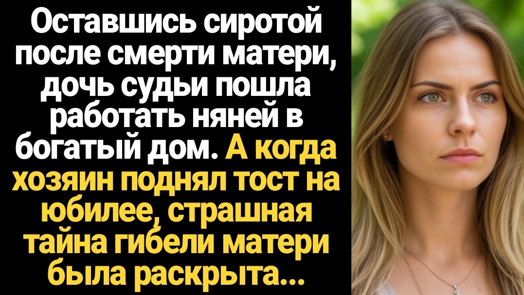 ИСТОРИИ ИЗ ЖИЗНИ/Оставшись сиротой после смерти матери, девушка пошла работать няней в богатый дом смотреть онлайн