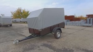 Прицеп «Дачник Бюджет 2.4» с тентом 1000мм.