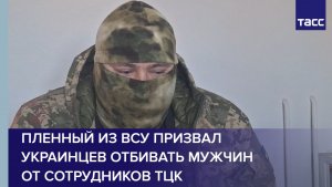 Пленный из ВСУ призвал украинцев отбивать мужчин от сотрудников ТЦК