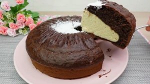 Шоколадный пирог | Творожная начинка | Шоколадно - творожный пирог