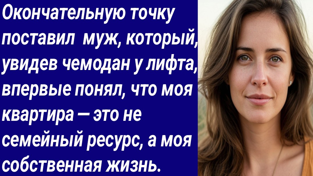 Истории со Смыслом/Окончательную точку поставил муж, который, увидев чемодан у лифта/Аудиорассказ смотреть онлайн