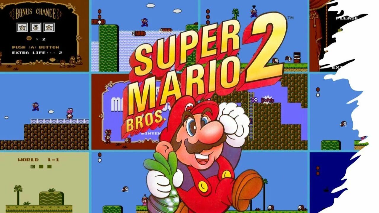 Super Mario Bros 2 (NES) смотреть онлайн