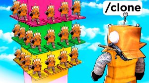 😱 Я СОЗДАЛ БЕСКОНЕЧНХ КЛОНОВ в БАШНЕ КЛОНОВ! ROBLOX Clone Tower