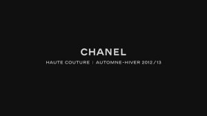 Показ женской коллекции Chanel осень-зима 2012-2013