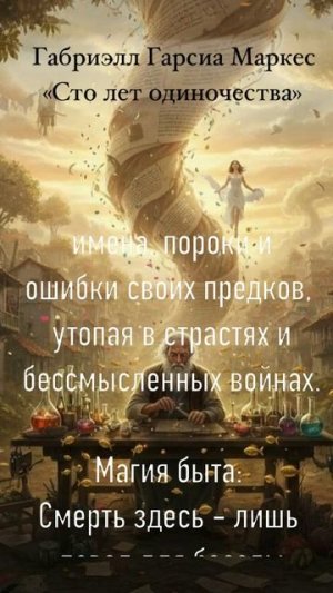 ГАБРИЭЛЬ ГАРСИА МАРКЕС "СТО ЛЕТ ОДИНОЧЕСТВА"