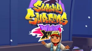 Врывайся в зимний экстрим Subway Surfers Winter Xtreme Детские мультики Бегалки