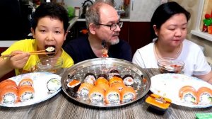 Mukbang ASMR|Подписывайтесь на канал🍣✨ 💜✨