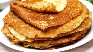 Блины с капустой - рецепт на Eda.video