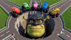 Машинки летают и прыгают! Развивающие мультики Машины помощники. Мультфильмы про машинки