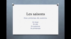 L' hiver - الشتاء