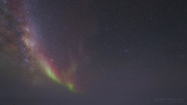 НОЧЬ НА ЮЖНОМ ПОЛЮСЕ В ФОРМАТЕ HDR В АНТАРКТИДЕ IV - ТАЙМЛАПС смотреть онлайн