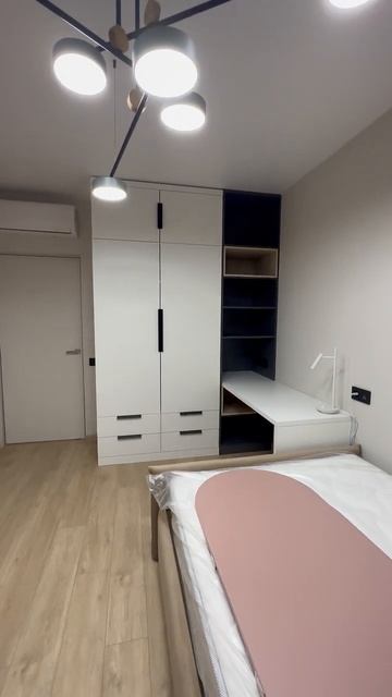 Обзор стильной детской комнаты для девочки в ЖК Белая Дача