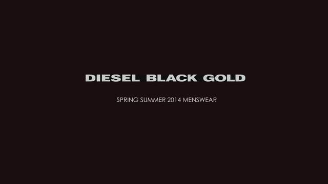 Показ мужской коллекции Diesel Black Gold весна-лето 2014