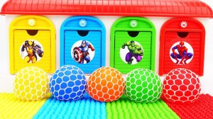 Мультики для малышей. Яркие Мячики и гараж супергероев. Мультики для детей смотреть онлайн.