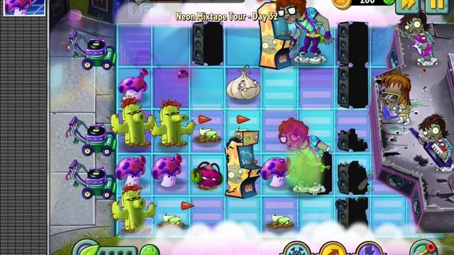 plants vs zombies 2 Disko Day 32 BOSS